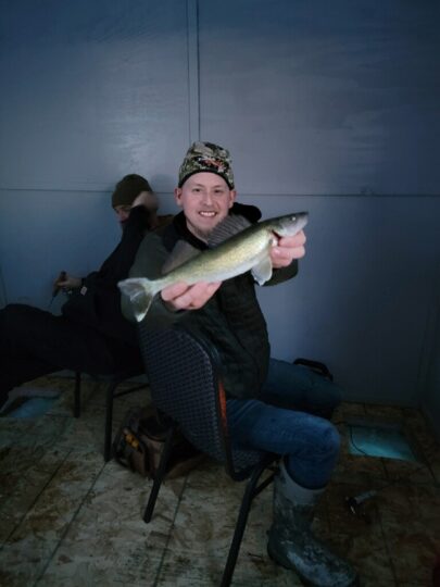 Leech Lake Walleye Ice Fishing
