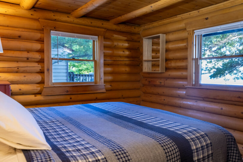Cabin Cedars Master Bedroom