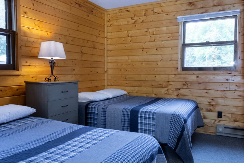 Cabin Evergreen Bedroom Beds